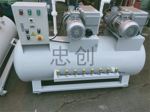 160# double pump head vacuum pump